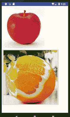 ImageButtonActivity 的运行效果